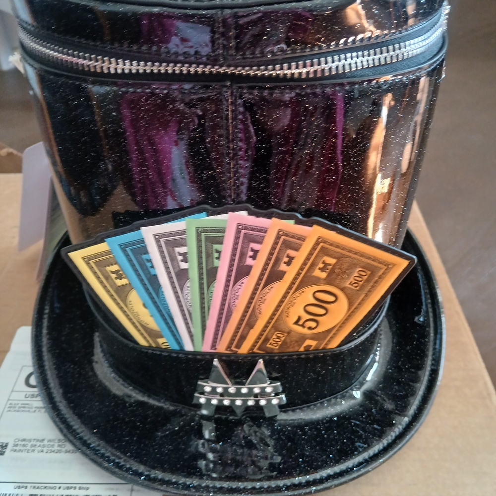 FLASH SALE!! NWT LOUNGEFLY HASBRO MONOPOLY 60TH ANNIVERSAY EDITION CROSSBODY